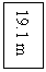 Text Box: 19.1 m
