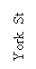 Text Box: York  St